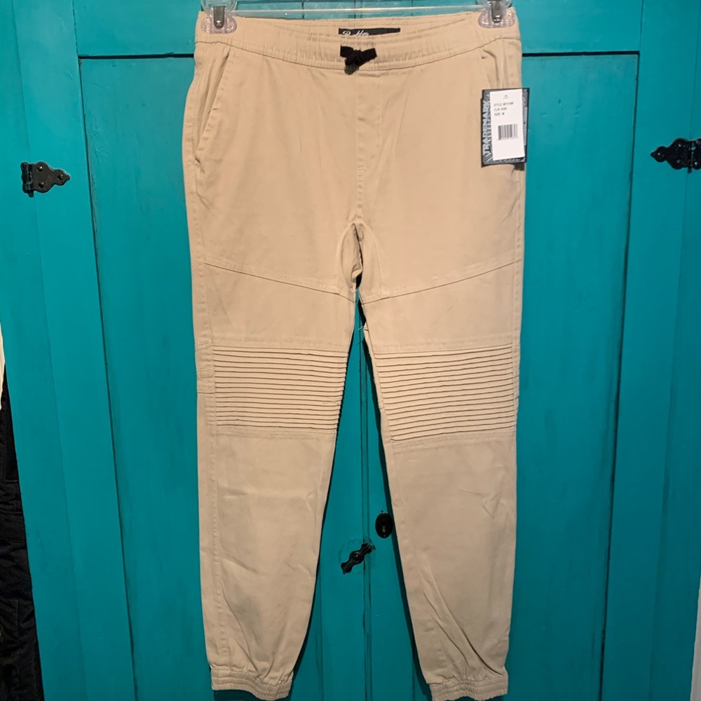 “The Jogger” light khaki youth joggers